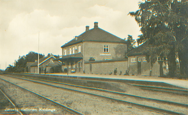 Kvidinge station på 1940-talet
