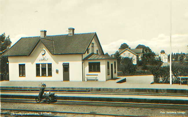 Lidhult station 1930-talet