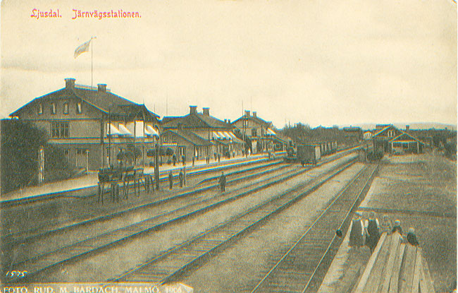 Ljusdal station cirka 1900