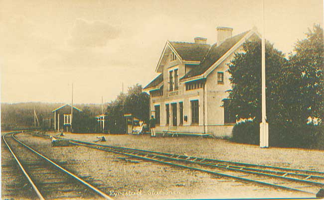 Lyrestads station omkring 1915