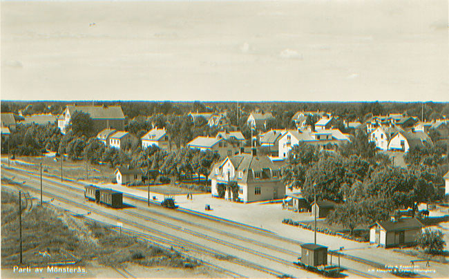 Mönsterås station 1940-talet