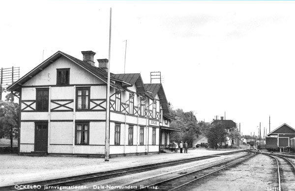 Ockelbo, DONJ station på 1940-talet