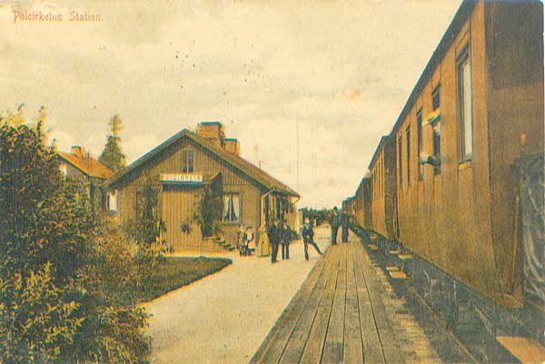 Polcirkelns station omkring 1910