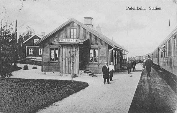 Polcirkelns station omkring 1905