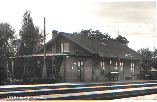 Reftele station på 1940-talet