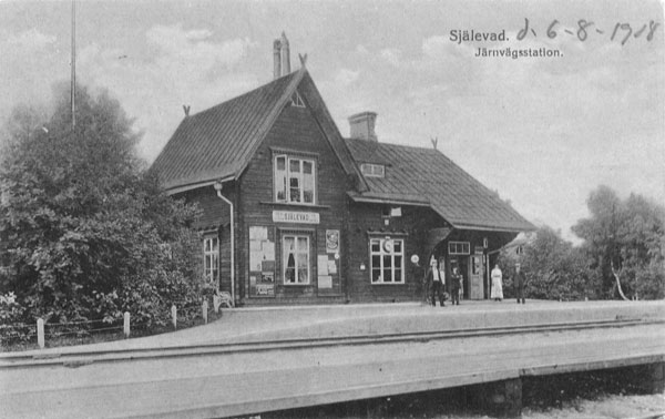 Själevad station 1910-tal