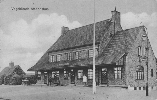 Vagnhärad station 1920-tal