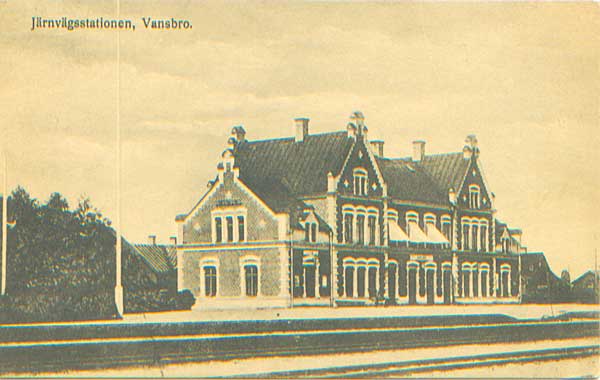 Vansbro station omkring 1930