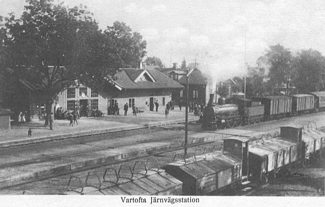Vartofta station omkring 1920