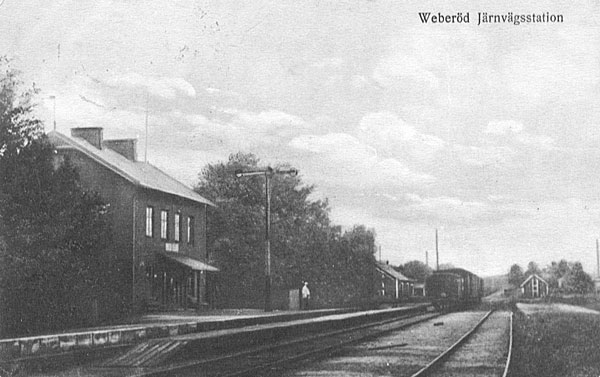 Veberd station 1920-tal