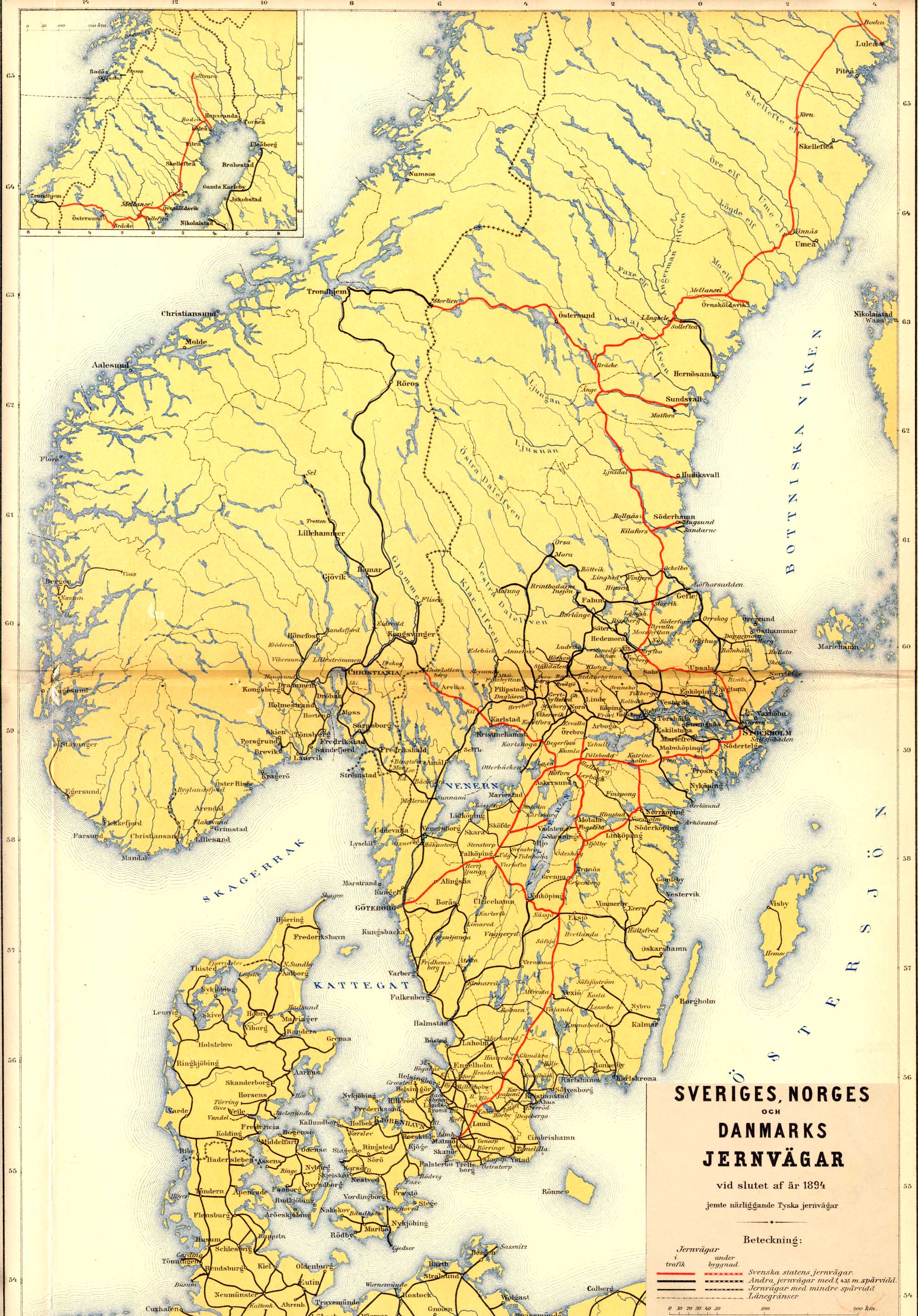 Karta över Sverige Norge | Göteborg Karta