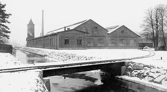 BAJ work shop at Åhaga year 1903