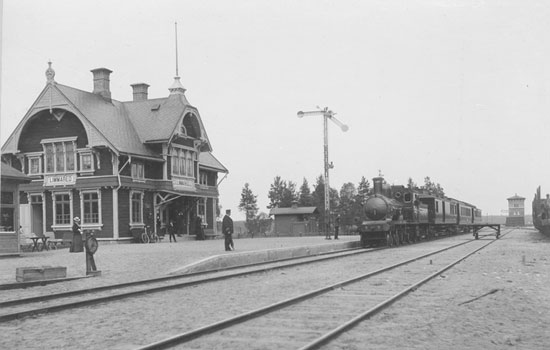 Limmared station year 1903