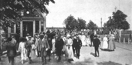 Bjärred station year 1920