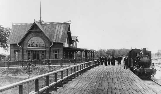 Bjärred station year 1905