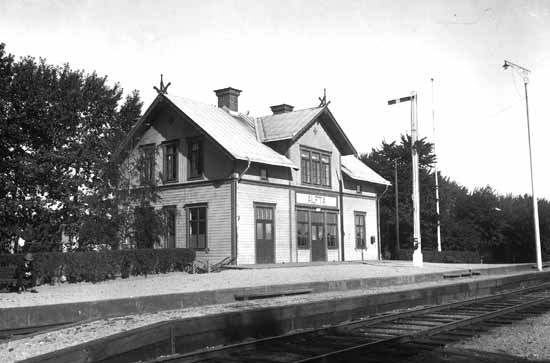 Alfta station at DHdJ year 1915