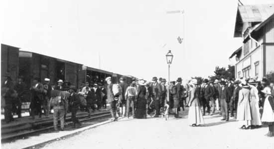 Alfta station year 1914