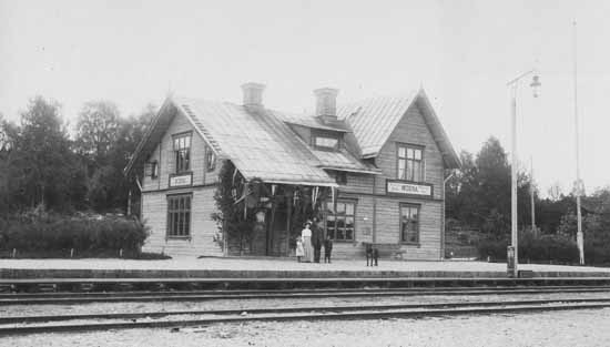 Woxna station year 1902
