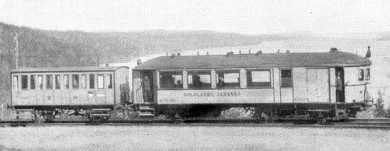 DJ steam powered railcar around year 1915