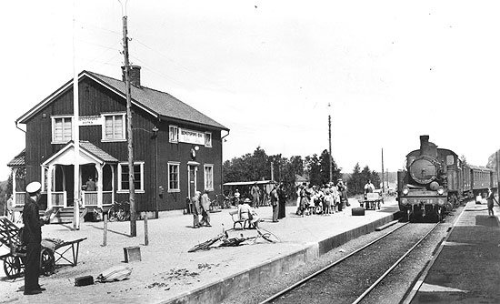Bengtsfors Östra station year 1945