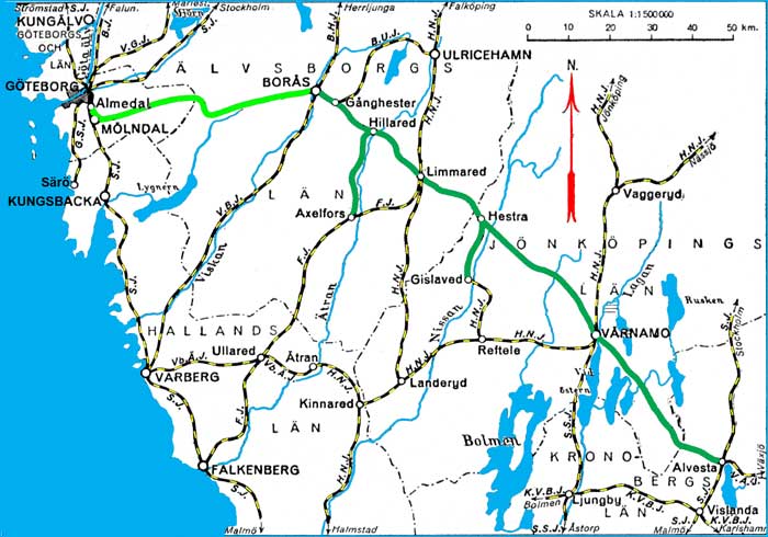 Trafikfrvaltningen Gteborg - Bors - Alvesta Jrnvg, GBAJ