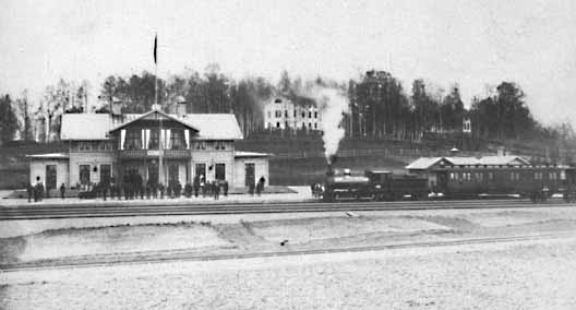 Mora station year 1900
