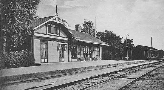 Strömsbro station year 1920