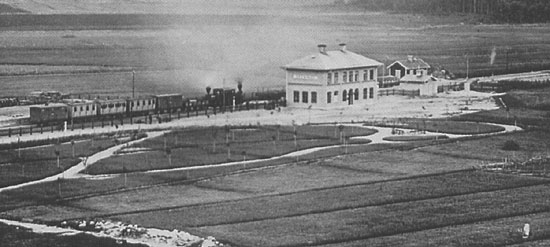 Skänninge station year 1875