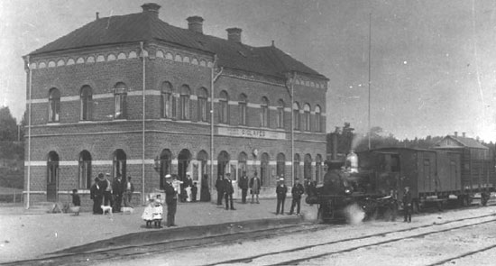Gislaved station year 1910