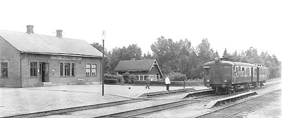 Hyltebruk station year 1930