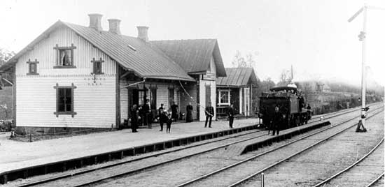 Kinnared station year 1896