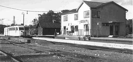 Kinnared station year 1949