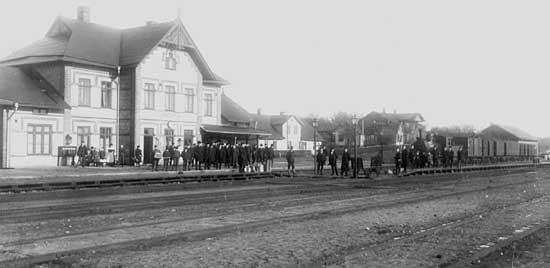 Landeryd station year 1908