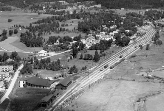 landeryd station and junction year 1930