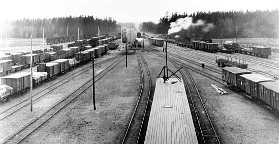 Nässjö yard year 1917