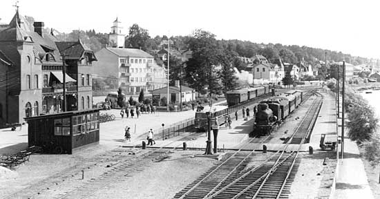 Ulricehamn station year 1945