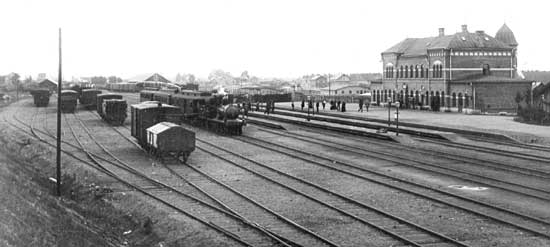 Värnamo station year 1903