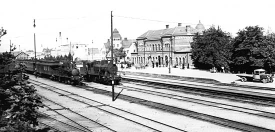 Värnamo station year 1930