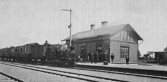 Hillareds station year 1898 