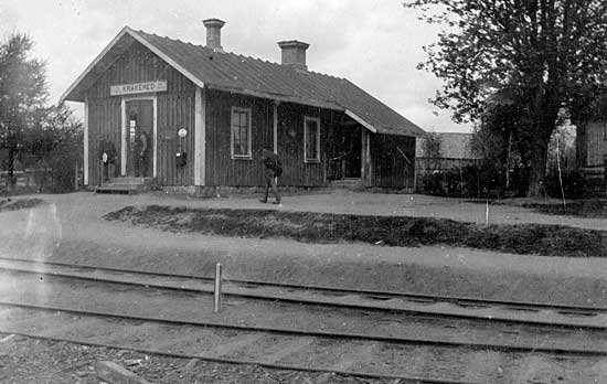 Kråkered station year 1901