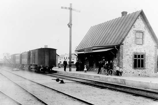 Klagshamn station year 1900