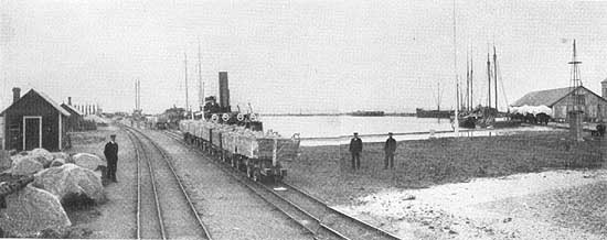 Klagshamns harbor year 1920
