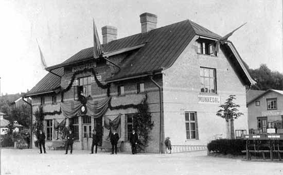 Munkedal station year 1913