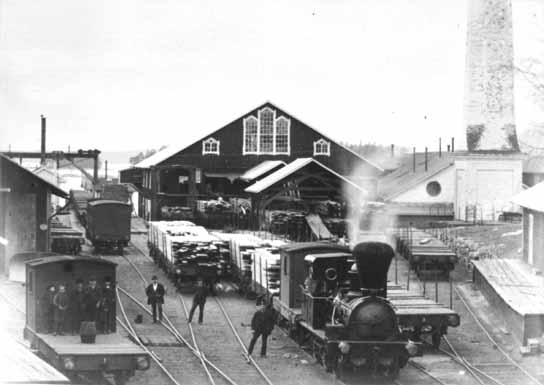 Askesta sawmill aroud year 1900