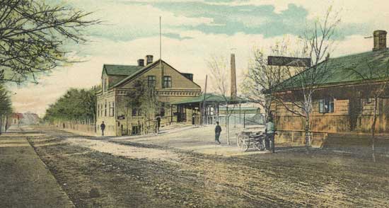 Limhamn station year 1910