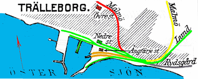 Drawing over Trelleborg