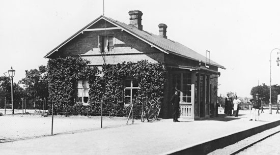 Skegrie stationshus 1930