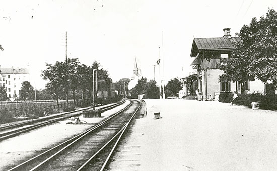 Eskilstuna Södra station year 1910