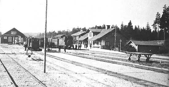 Morshyttan station year 1900
