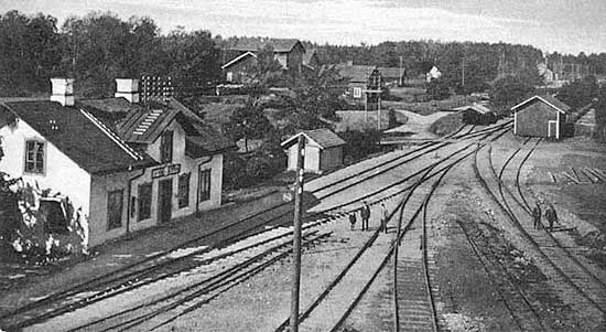Näs Bruk old station year 1921